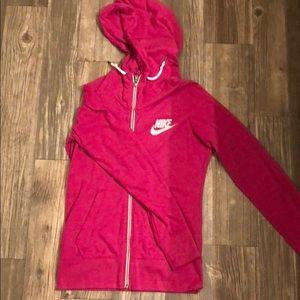 Nike pink long sleeve vintage hoodie